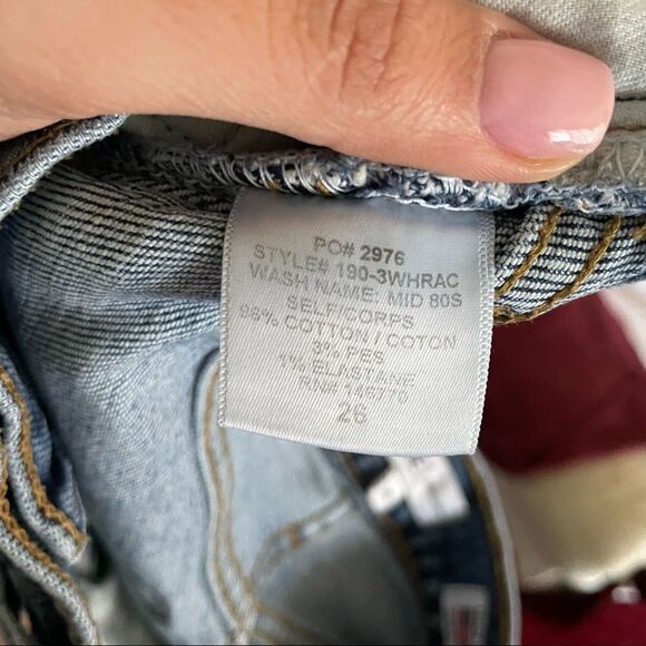RE/DONE High Rise Ankle Crop Mid 80’s Wash - Picture 8 of 8